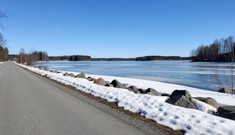 Sähkösopimus kilpailutus Kuopio ja maisema keväällä kirkkaassa valossa.