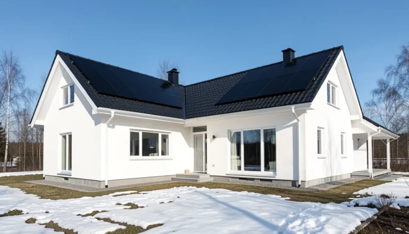 Tässä artikkelissa kerrotaan, miten aurinkopaneelit asennetaan omakotitalon katolle.