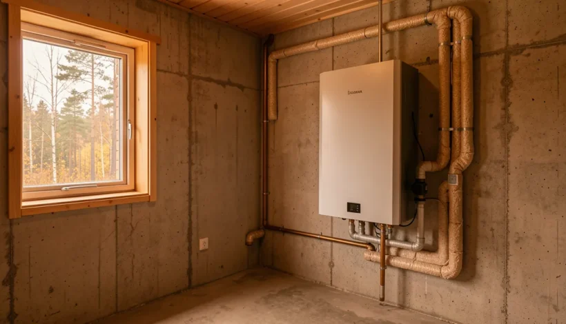 Tekninen tila havainnollistaa, miten selvitä sähkölaskusta oikeilla energiaratkaisuilla.