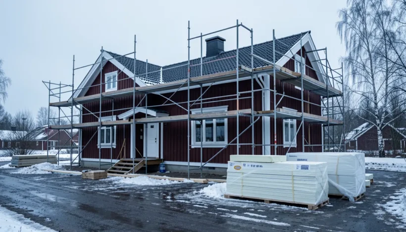Lisäeristys ulkopuolelle on laaja hanke, joka vaatii tarkkaa suunnittelua ja oikeat materiaalit.